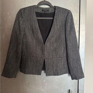 Ann Taylor Gray Tailored Blazer